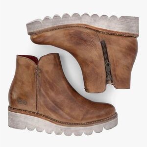 BED|STU Brown Leather Ankle Boots